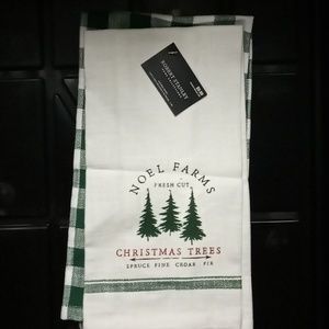 Christmas tree kitchen towels